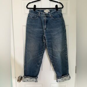 L.L. Bean double L flannel lined jeans 12 p